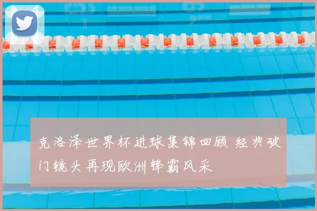 克洛泽世界杯进球集锦回顾 经典破门镜头再现欧洲锋霸风采